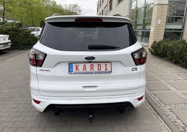 Ford Kuga cena 65900 przebieg: 187000, rok produkcji 2018 z Szczecin małe 781